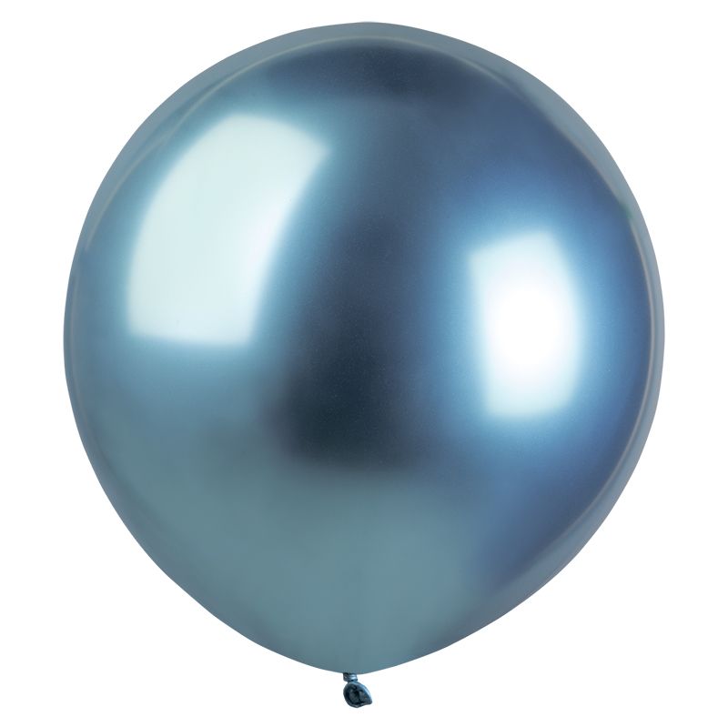 Шар латекс 19"/Gm G150/92 хром Shiny Blue (25шт)