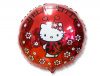 Уценка Шар фольга с рисунком 18"/Fm круг Hello Kitty Китти божья коровка /РП Уценка Шар фольга с рисунком 18"/Fm круг Hello Kitty Китти божья коровка /РП