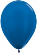 Шар латекс 5''/Sp металлик 540 Голубой Blue 100шт