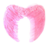 Крылья ангела перо Розовые 40х55см