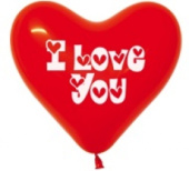 Шар латекс с рисунком Сердце 16"/Sp пастель I LOVE YOU красное 2ст (50шт) Шар латекс с рисунком Сердце 16"/Sp пастель I LOVE YOU красное 2ст (50шт)