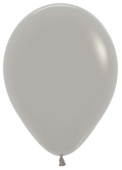 Шар латекс 5''/Sp пастель 081 Серый Grey 100шт