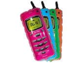 Шар фольга фигура Телефон зеленый 53л Fm