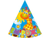 Колпак бумага С Днем Рождения! Страна игрушек (уп6)