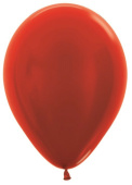 Шар латекс 12''/Sp металлик 515 Красный Red (100шт)