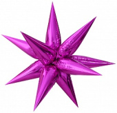Шар фольга без рисунка фигура звезда составная 26" Фуше FL