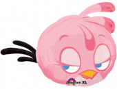 Шар фольга фигура Angry Birds Розовая 63х63см 60л 29"х29" An