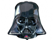 Шар фольга фигура Звездные Войны Шлем Вейдера 55х109см 90л 22"х43" An
