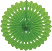 Украшение декор бумага Фант-диск 41см Зеленый