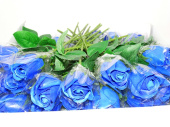 Мыльные лепестки Цветок Роза Синяя ассорт.