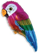 Шар фольга фигура Попугай Супер 35" Fm