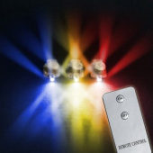 Светодиодный модуль для подсветки шара 4D 1,5*2,5см Многоцветный (10шт) 40002