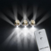 Светодиодный модуль для подсветки шара 4D Белый без пульта 1,5*2,5см (10шт)