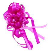 Бант шар 110 мм пастель Комбо фуксия с розовым