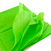 Бумага тишью Зеленая лист 50х50см (10уп)