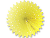 Украшение декор бумага Фант-диск 40см Желтый