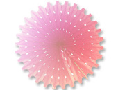 Украшение декор бумага Фант-диск 40см Розовый