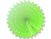 Украшение декор бумага Фант-диск 40см Светло зеленый