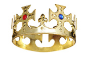 Корона пластик Король золото