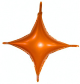 Шар фольга Звезда с хвостиками Оранжевый 18'' FL