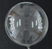 Шар Сфера 3D Bubble Бабблс 24'' прозрачная (синяя упаковка) 61см