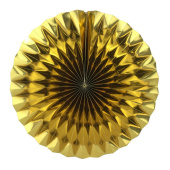 Украшение декор бумага Фант-диск 40см золото