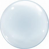 Шар фольга Сфера 3D Bubble Бабблс 30" прозрачная 30" 