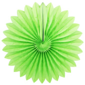 Украшение декор бумага Фант-диск 50см зелёный