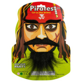 Набор Пират Джек (борода, усы, брови)
