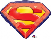 Шар фольга фигура Супермен эмблема 26" 66CM W X 20" 50CM H 50л An