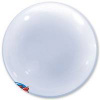 Шар фольга без рисунка Сфера 3D Bubble Бабблс прозрачный 24"/QL Шар фольга без рисунка Сфера 3D Bubble Бабблс прозрачный 24"/QL