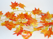 Гирлянда Листья желтые осень 2метра