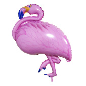 Шар фольга фигура Фламинго розовый 105х51см 80л 41"