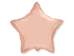 Шар фольга без рисунка 18"/Fm Звезда Розовое Золото Rose Gold металлик Шар фольга без рисунка 18"/Fm Звезда Розовое Золото Rose Gold металлик