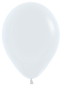 Шар латекс 5''/Sp пастель 005 Белый White 100шт
