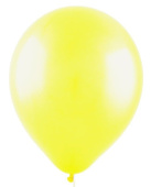 Шар латекс 5''/ВС пастель Желтый Yellow 100шт