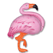 Шар фольга фигура Фламинго розовый 125см 153л 48" Fm