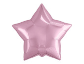 Шар фольга без рисунка 18'' звезда Розовая Pink пастель AG