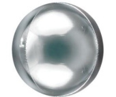 Шар Сфера 3D Bubble Бабблс 16" металлик Серебро Silver 40см An