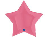 Шар фольга без рисунка 36'' звезда пастель Розовая Bubble Gum GR