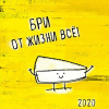 Календарь настенный 2020 29*29 см, на скрепке Бри от жизни всё! Календарь настенный 2020 29*29 см, на скрепке Бри от жизни всё!