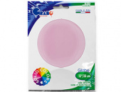 Шар фольга Сфера 3D Bubble Бабблс 15" Розовое Pink пастель 15" GR