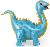 Шар фольга ХОД Динозавр Стегозавр Голубой 39'' 99см FL