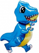 Шар фольга ХОД Динозавр маленький Синий 30'' FL