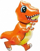 Шар фольга ХОД Динозавр маленький Оранжевый 30'' FL