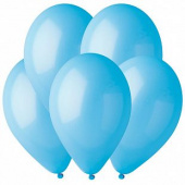 Шар латекс 12''/Gm G110/09 пастель Голубой Light Blue (100шт) Италия Шар латекс 12''/Gm G110/09 пастель Голубой Light Blue (100шт) Италия