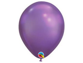Шар латекс 7"/QL хром Зеркальные шары Фиолетовый Purple (100шт)