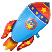 Шар фольга фигура Ракета космическая FL 41'' 104см
