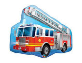 Шар фольга фигура Пожарная Машина QL