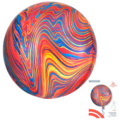 Шар фольга с рисунком Сфера 3D Bubble Бабблс 16" Мрамор Разноцветный упак An